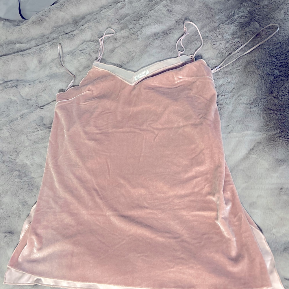 Free people Velvet Slip Tank Top